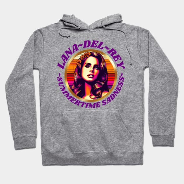 Lana Del Rey - Summer Design Hoodie by Tiger Mountain Design Co.